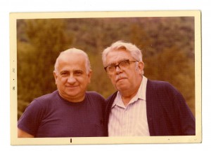 Otto Lara Resende e Rubem Braga, 1968. Autor não identificado. Arquivo Otto Lara Resende/ Acervo IMS.