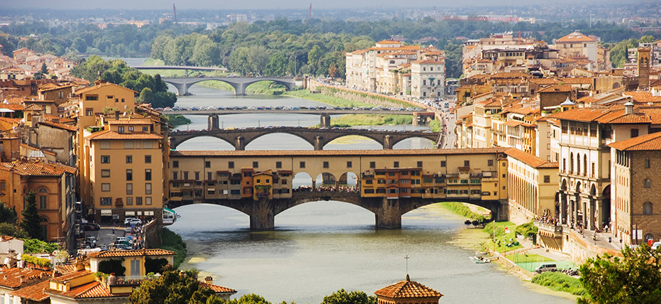 Ponte Vecchio de Florença, s.d. Autor não identificado.