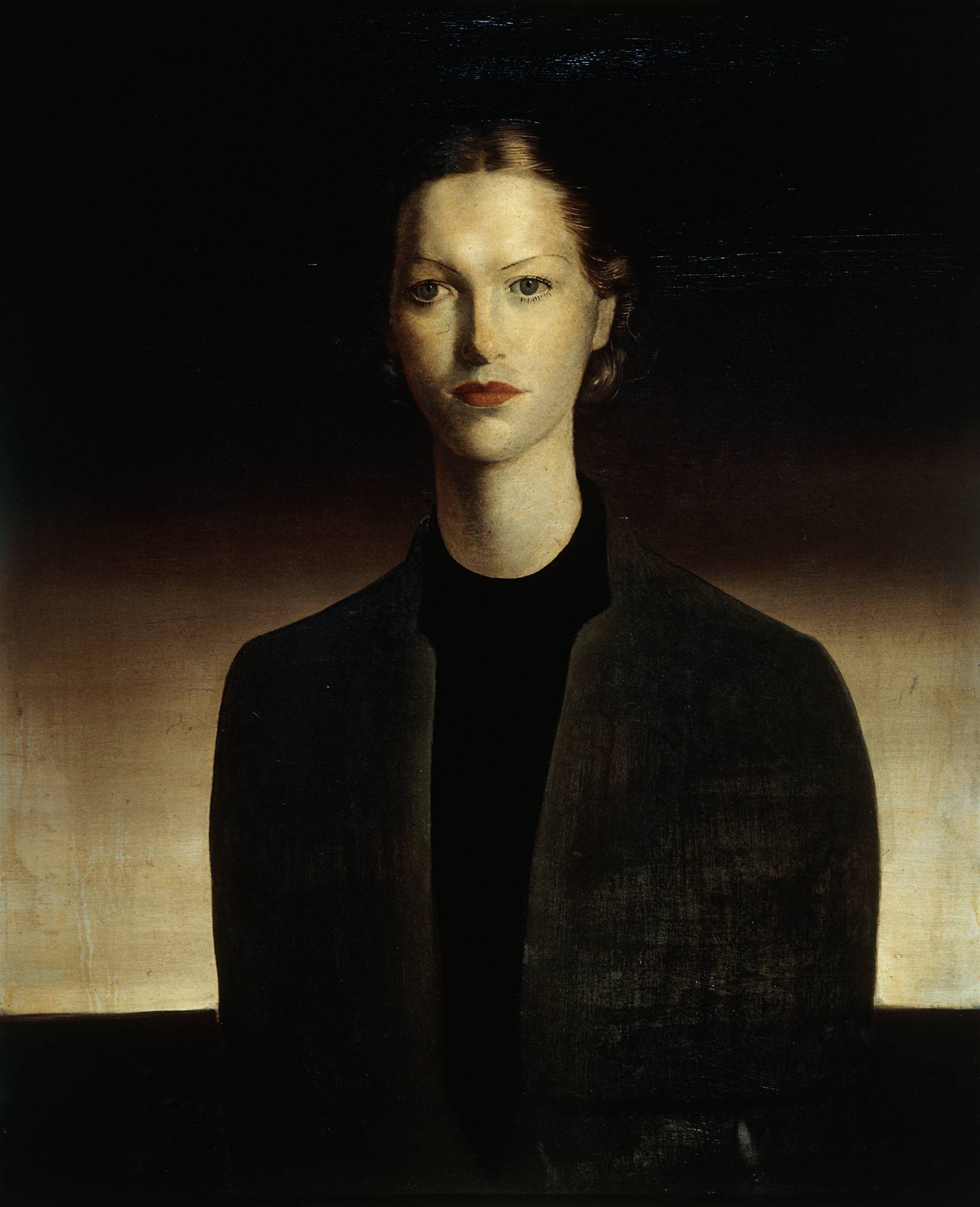 Retrato de Joanita Blank, c. 1937, por Cândido Portinari. Óleo sobre tela, 80.9 x 65 cm