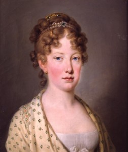 Archduchess Leopoldina of Austria, s.d., por Joseph Kreutzinger. Óleo sobre tela. Schloss Schönbrunn.