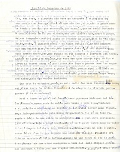 Carta de Millôr Fernandes a Otto Lara Resende, 16 de dezembro de 1967. Arquivo Otto Lara Resende / Acervo IMS