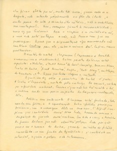 Carta de Carlos Drummond de Andrade a Maria Julieta Drummond de Andrade. Arquivo pessoal Pedro Augusto Graña Drummond