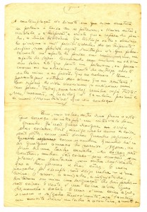 Carta de Paulo Mendes Campos a Otto Lara Resende, agosto de 1945. Arquivo Otto Lara Resende / Acervo IMS
