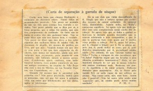Crônica de Paulo Mendes Campos publicada no Diário Carioca, Rio de Janeiro, 29/10/1953. Arquivo Paulo Mendes Campos / Acervo IMS