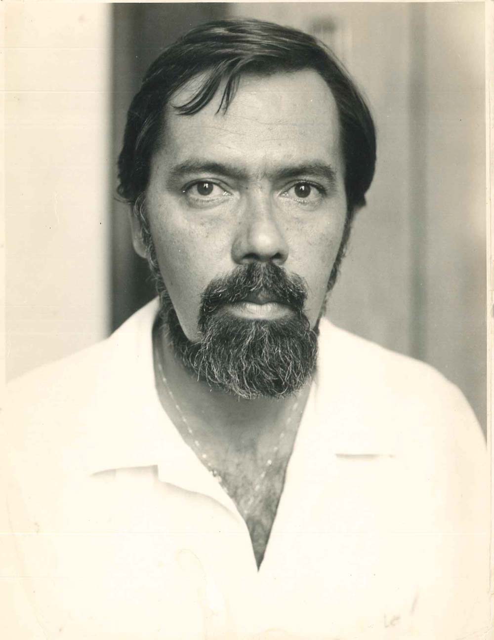 Roberto Seljan Braga, c. 1980, por Clovis Scapino. Arquivo pessoal Roberto Seljan Braga