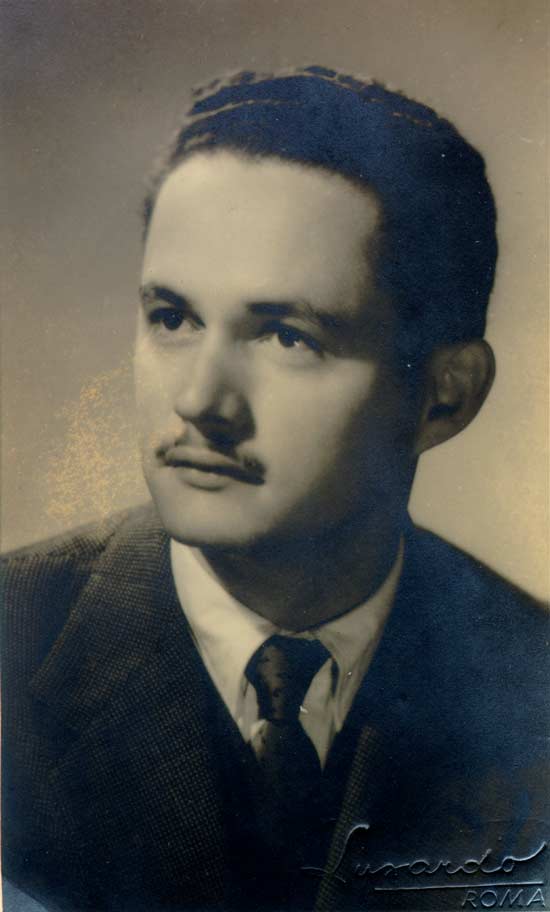 Maury Gurgel Valente, 1945. Autor não identificado. Arquivo Clarice Lispector/ Acervo IMS