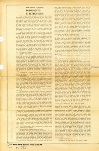 Artigo de Francisco Iglésias publicado no Minas Gerais, Belo Horizonte, 28/10/1972. Arquivo Francisco Iglésias / Acervo IMS