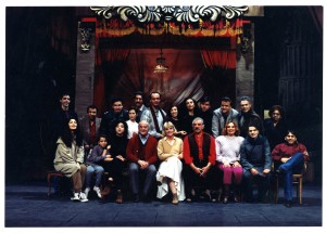 Elenco de Seis personagens à procura de um autor, 1991. Autor não identificado. Arquivo Paulo Autran/ Acervo IMS