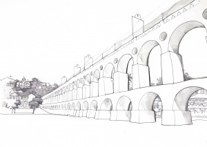 Arcos da Lapa e convento de Santa Teresa, 2015, por Cássio Loredano. Acervo Instituto Moreira Salles