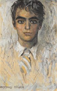 Retrato de García Lorca, ca. 1931-1936, por Gregorio Prieto. Fundación Gregorio Prieto