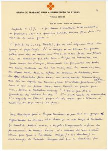 Carta de Lotta Macedo Soares, 16 de outubro de 1965. Arquivo Rachel de Queiroz / Acervo IMS
