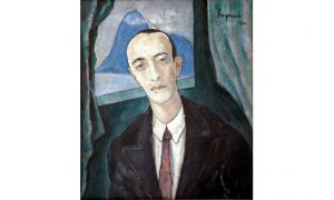 Retrato de Murilo Mendes, 1930, por Alberto da Veiga Guignard.